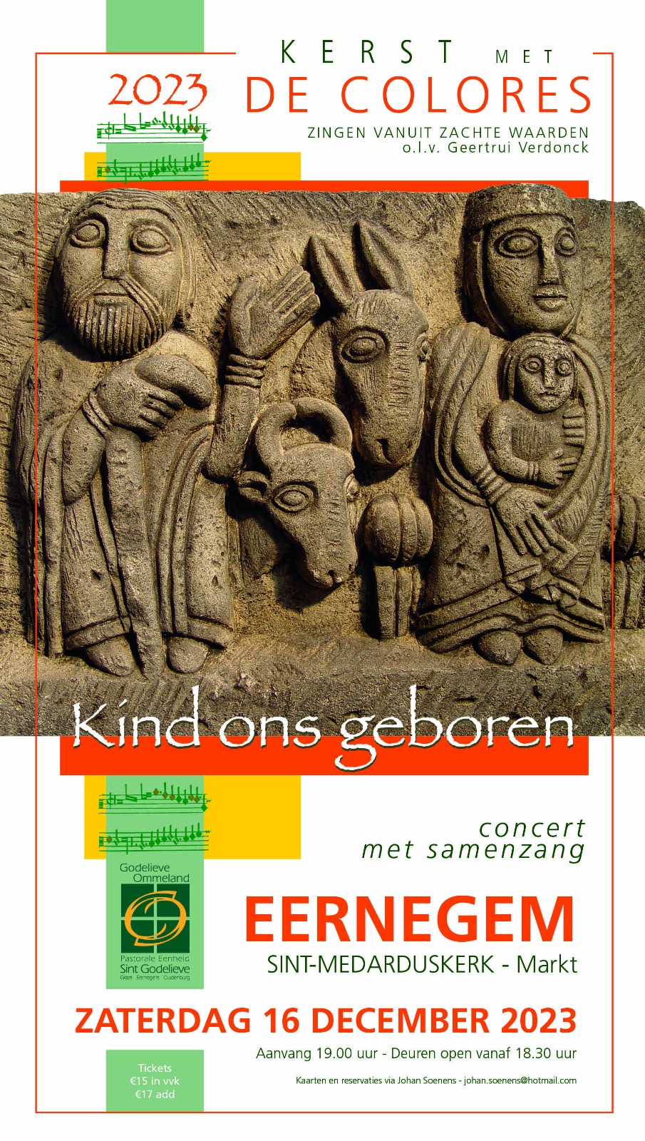 affiche kerstconcert Eernegem